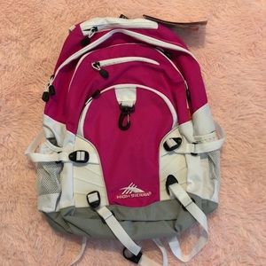 High Sierra pink bag pack large